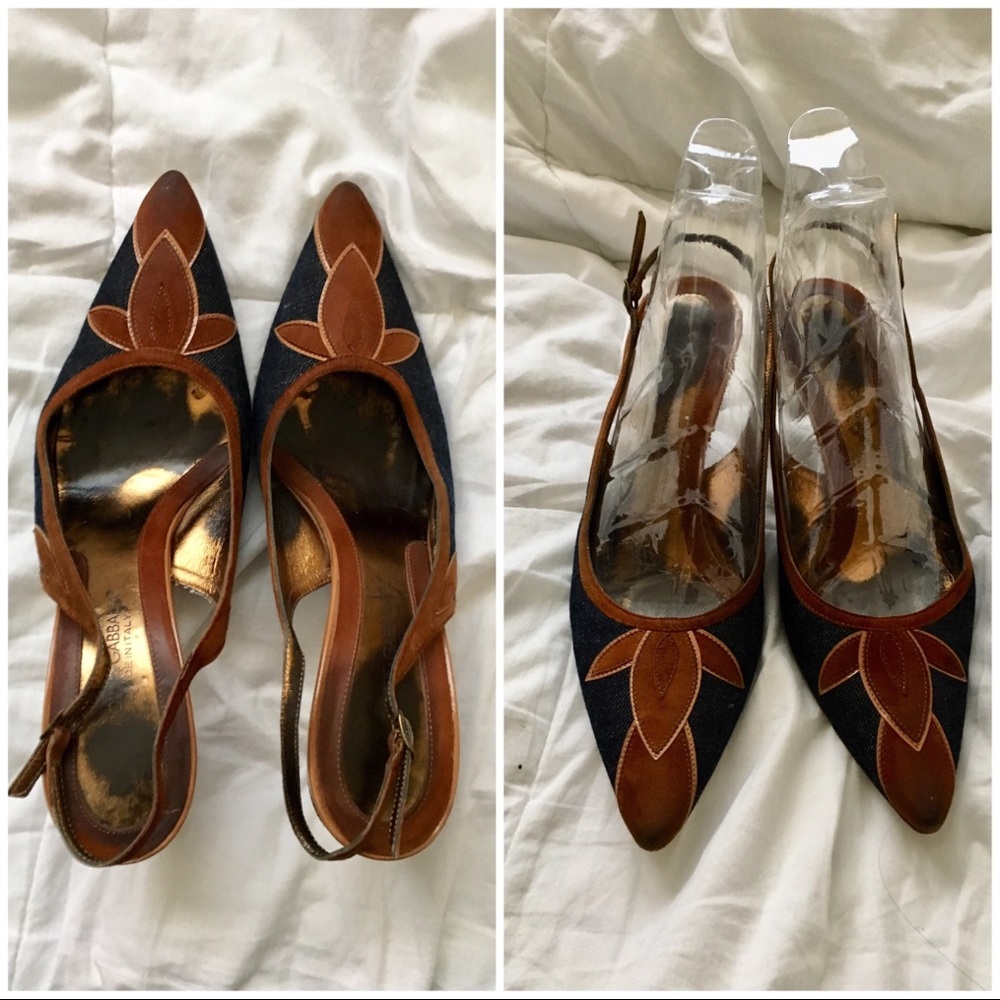 Dolce & Gabana size 39  sling back heels - Picture 6 of 7